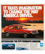 1979 Plymouth Horizon Advertisement Vintage Automobilia Chrysler Corp DW... - $458.48 MXN