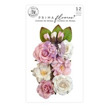 Prima Marketing Paper Flowers 12/Pkg-Melodic Song/ Avec Amour AA664497 - $15.98