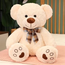 Classic Teddy Bear Plush Toys Bow Tie Bear Plush Pillow Stuffed Soft Dolls For K - £15.74 GBP