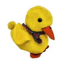 Vintage 1976 Gund Yellow Orange Musical Wind Up Duck Stuffed Animal Plush Toy - £44.07 GBP