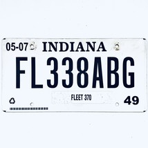 2007 United States Indiana Marion County Fleet License Plate FL338ABG - £13.23 GBP