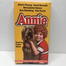 Annie VHS Tape 20 Anniversary Broadway Tribute Albert Finney Carol Burnett - £11.98 GBP