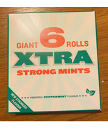 10 ROLLS XTRA STRONG MINTS PEPPERMINT FLOVOUR FULL BOX GIANT 42g ORIGINA... - €6,95 EUR