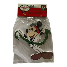 Disney Kurt Adler Santas World Mickey Mouse Doctor With Holly Ornament - £10.14 GBP