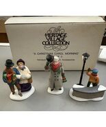 Dept 56 Heritage Village A Christmas Carol Morning 55883 Set of 3 Access... - $242.82 MXN