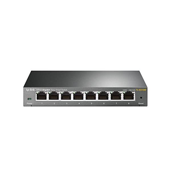 TP-LINK TL-SG108E 8-Port Gigabit Easy Smart Switch  - $71.00