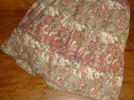 Ralph Lauren Hearthside Floral Ruffled Twin Bedskirt Rare 15 Inch Drop - £15.55 GBP