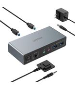 Unitek HDMI KVM Switch 2 Monitors 2 Computers 4K@60Hz USB 3.0 KVM Switch... - $907.85 MXN