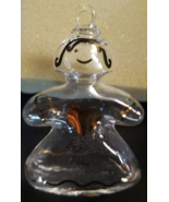 Holmegaard Danish Golden Christmas Gingerbread Woman Annual Ornament NIB... - $46.75