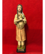 Saint Kateri Tekakwitha Statue 16&quot; New From Colombia #L072 - $88.00