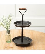 Mini display Tray in Black distressed metal - $38.29 CAD