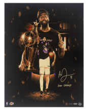 Anthony Davis Autographed Lakers &quot;2020 Champs&quot; 20&quot; x 24&quot; Photograph UDA ... - £1,147.47 GBP