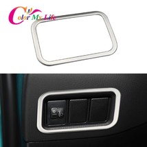 Stainless Steel Car Interior Headlights Switch Cover Headlight Adjustment Trim S - £74.37 GBP