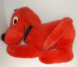 Vintage Eden Toys Clifford The Big Red Dog Large Plush with Collar 1987 - £19.71 GBP