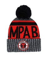 Tampa Bay Men&#39;s Winter Knit Original Pom Beanie (Black/Red) - £13.54 GBP