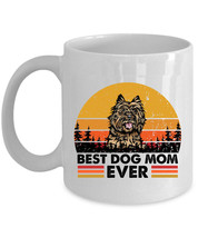 Best Cairn Terrier Dog Mom Ever Coffee Mug 11oz Retro Sunset Cup Gift Dogs Lover - $15.00+