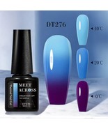 Transform Your Look with Thermal Nail Gel UV LED Soak Off Blue Color Cha... - $10.96 CAD