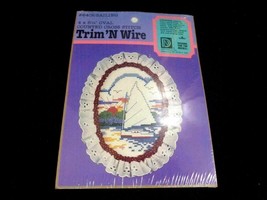 Designs For The Needle Sailing Trim ‘N Wire Counted Cross Stitch Kit 840... - $12.86