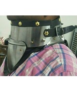 Armor Gorget Steel &amp; Leather Great Protection Sca/Wma Medieval Combat - £86.19 GBP