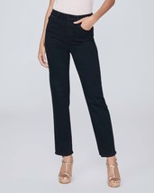 Paige stella straight jean in BLACK OVERDYE - size 26 - £95.46 GBP