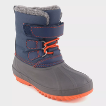 Cat &amp; Jack™ ~ Toddler Boys&#39; Size 4 ~ Navy Blue ~ Bastien Winter Boots - $42.02 CAD