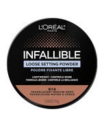 L'Oreal Paris Infallible Tinted Loose Setting Powder 614 Translucent Med... - $5.98