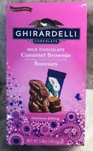 Ghirardelli Milk Chocolate Caramel Brownie Natural Flavor Bunnies:5.8oz - £23.64 GBP
