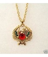 NEW MYSTICA ACCESSORY GOLDEN PHOENIX DRAGON NECKLACE - $18.44 CAD
