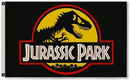 Dutern of Jurassic Movie Dinosaur Park 3X5FT Banner Flag Garden House De... - £11.89 GBP