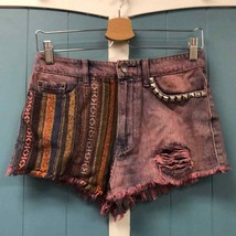 Urban Outfitters BDG high rise DREE cheeky denim pink shorts 27W - £27.57 GBP