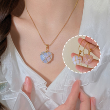 Fashion Moonstone Necklace For Cartoon Princess Love Girl  - $11.00