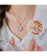Fashion Moonstone Necklace For Cartoon Princess Love Girl  - $11.00
