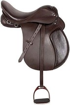 STG Australian Genuine Leather Horse Saddle Brown for Horse Riding || 12&quot; to 16&quot; - £329.14 GBP+