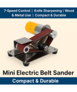 Mini Electric Belt Sander Grinder 7-Speed Knife Sharpener Polisher 110V ... - $1,091.30 MXN