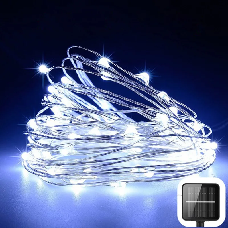 2021 Solar Garden Lights Outdoor LED Solar  Street Gar Fairy String Lights For G - £54.53 GBP