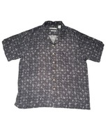 Batik Bay Men&#39;s Size XL Front Pocket Short Sleeve 100% Silk Shirt - £13.42 GBP