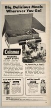 1947 Print Ad Coleman Camp Stoves,Pocket Stoves &amp; Floodlight Lanterns Wichita,KS - £13.46 GBP