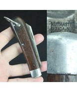 1940&#39;s Vintage Kutmaster Pocket Knife UTICA NY USA wood ESTATE SALE old - €47,68 EUR