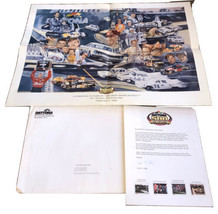 Daytona 500 “50 Years” Direct TV W/ Purchase Poster 2008 W/ Letter &amp; Env... - $46.45