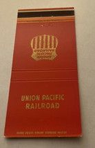 Vintage Matchbook Cover Matchcover Union Pacific   Railway Railroad - $2.85