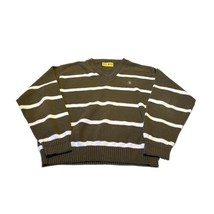 Vintage Duck Head Sweater Men’s M Brown And White Striped Retro Preppy C... - $37.39