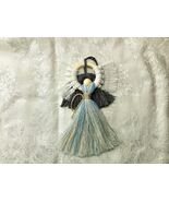 Angel From Hawaii Handmade Macrame Christmas Angel Ornament Holiday Ange... - $21.05 CAD