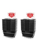 NEW 24 Standard Shopping Baskets - Chrome Handles - Metal Stand and Sign... - €183,08 EUR