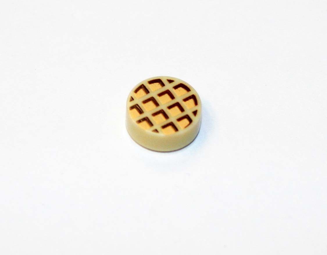 Waffle Bakery Sweet Shop Breakfast Round Piece Blocks Minifigures - $1.27