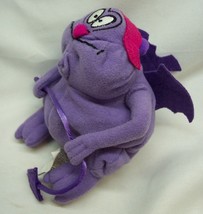 Walt Disney Store Hercules Pain Purple Demon Imp 4&quot; Bean Bag Stuffed Animal Toy - £11.83 GBP