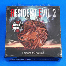 Resident Evil 2 Remake Limited Collector&#39;s Edition Unicorn Medallion Coin PS4 PC - £33.80 GBP