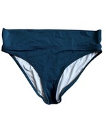 Vtg Victoria Secret High Waisted Bikini Bottoms Dark Teal 2013 Sz Large ... - $18.99