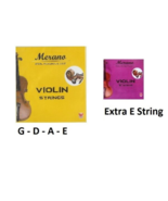 Merano 3/4 Violin String Set ( G - D - A - E ) + Free E String - €8,51 EUR