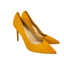 Yanxhuixing Kid’s Casual Heels Yellow-Suede Size 1.5Y - $35.62