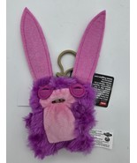 Fuggler Plush Clip-On Keyring Lord Long Pink 4” Fun Ugly Monster Toy Col... - $23.36 CAD